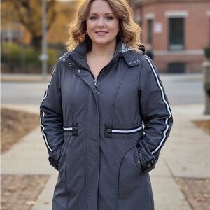 Oxygen Gray Hooded Jacket